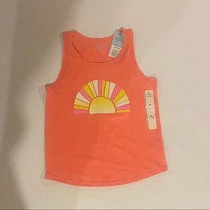 ☀️☀️Brand new girls pink sunset tank top